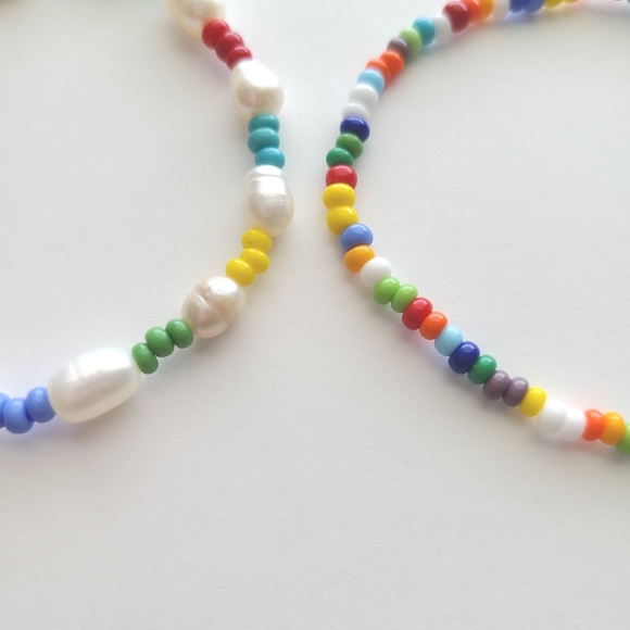 Seed Bead And Pearl Bracelet Set - Picture 5 of 8